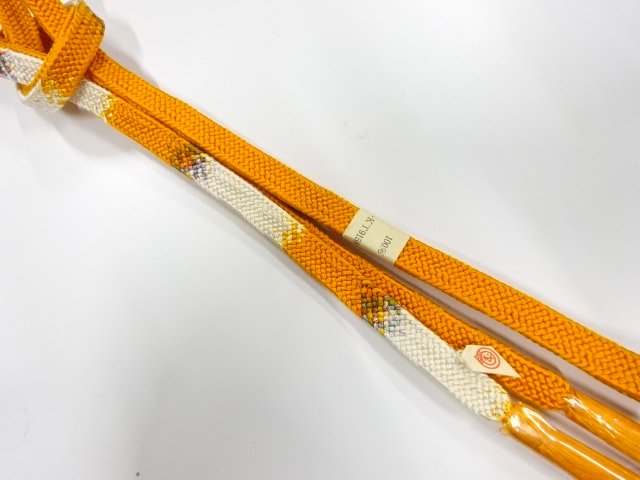 未使用品　正絹　手組帯締め